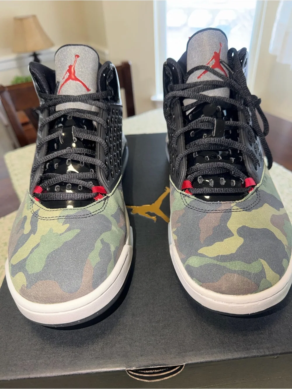 Air Jordan Maxin 200 Men's Camo Black Low-Top Sneakers size 11.5 new!!
